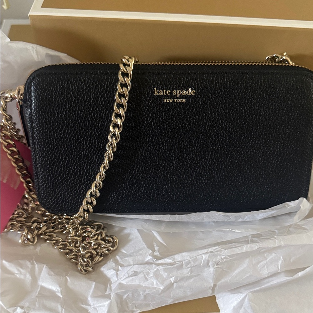 Kate Spade Crossbody Brand New Authentic Silver Hardware 7x4